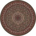 Concord Global 5 ft. 3 in. Persian Classics Isfahan - Round, Green 20350